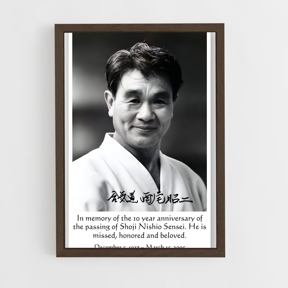 Poster Shoji nishio – affiche Aikido (vue 5)